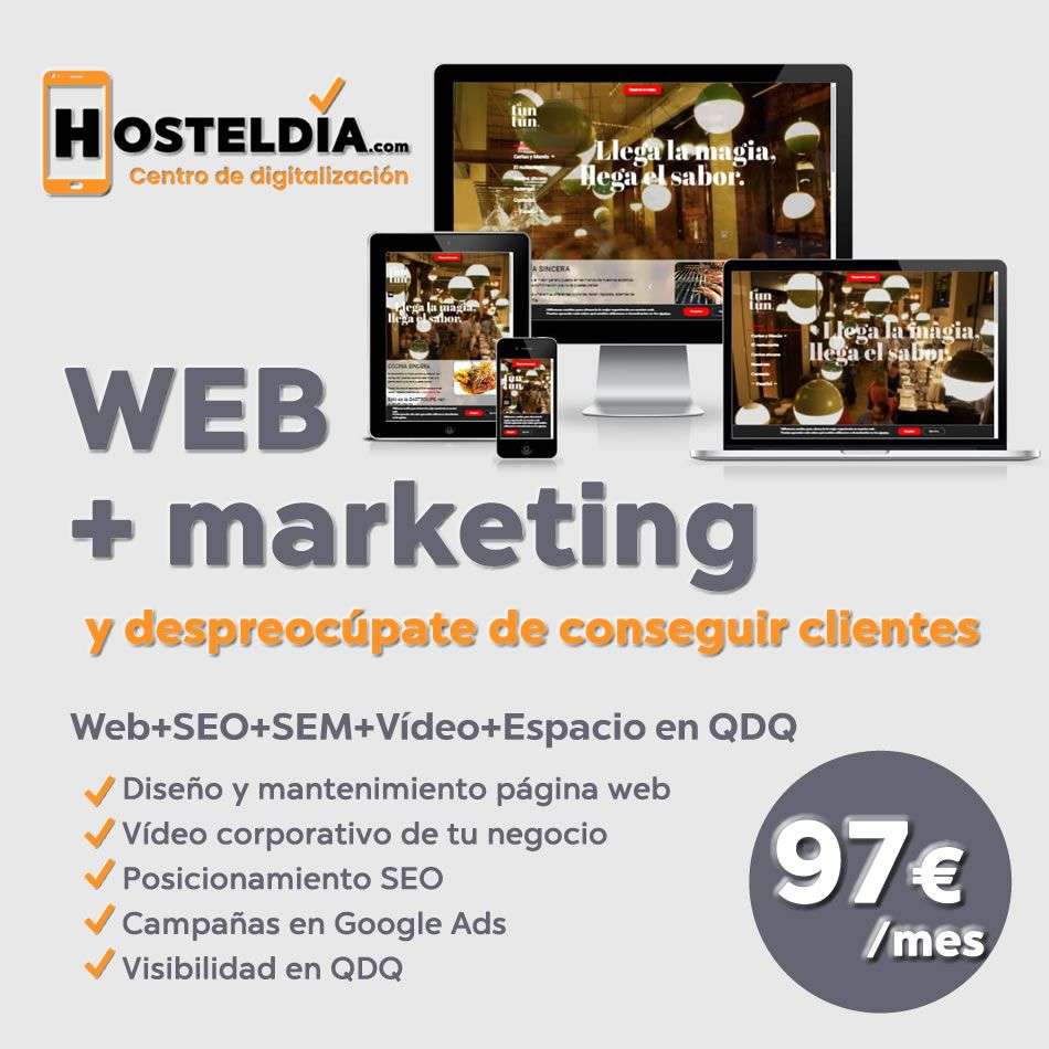 Pack Web Marketing Hosteldía